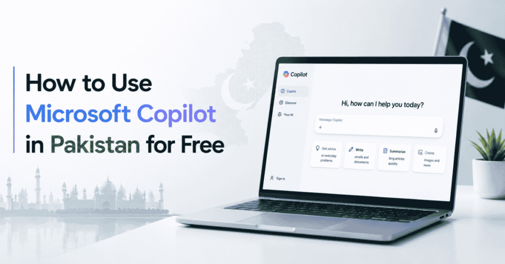 how to use microsoft copilot in pakistan free